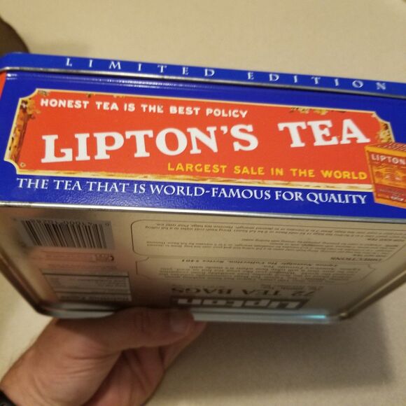 Vintage Lipton's Tea Limited Edition Nostalgic Collectible Tin Series #401 - Picture 7 of 7